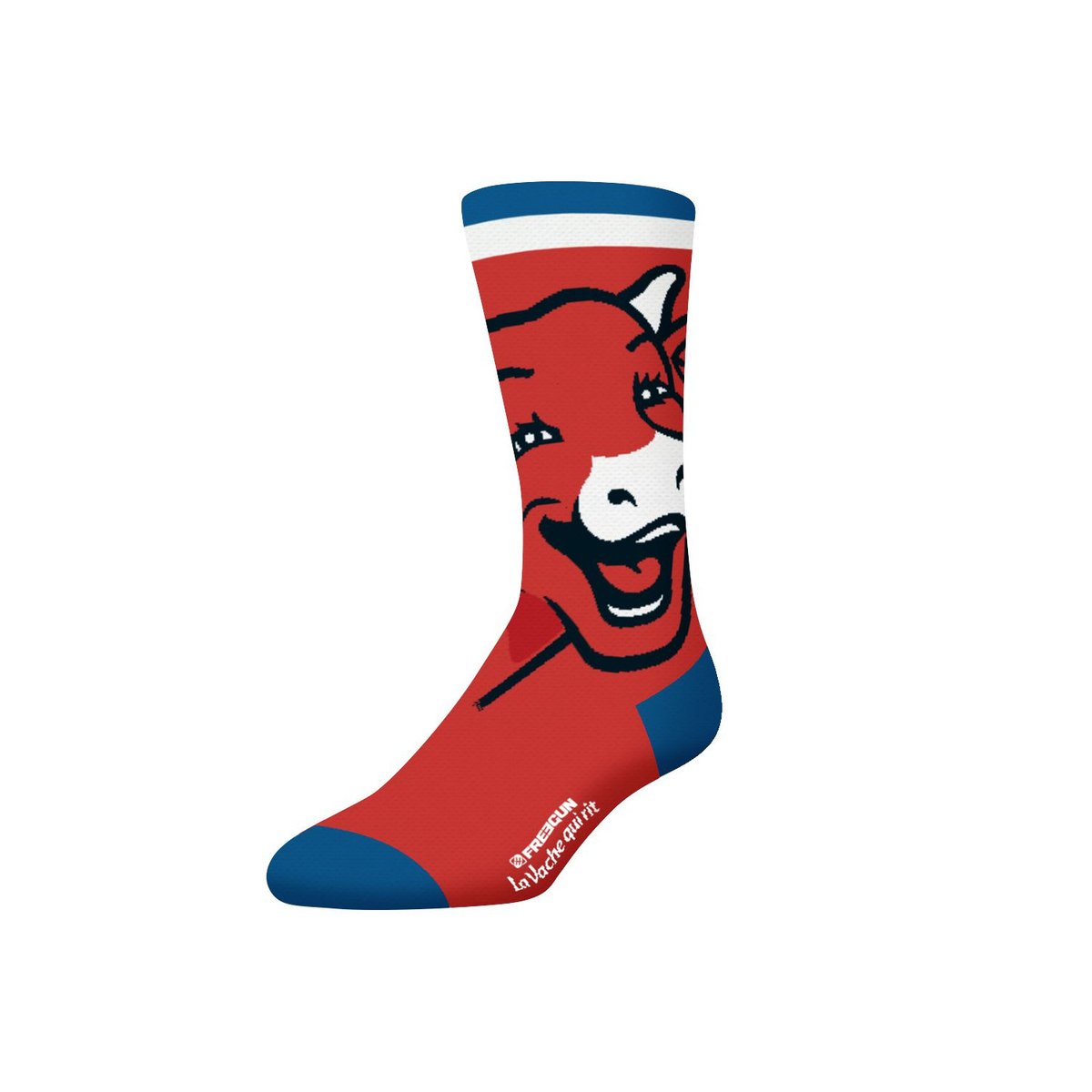 Lot De 4 Chaussette La Vache Qui Rit Coton bleu/rouge, FREEGUN