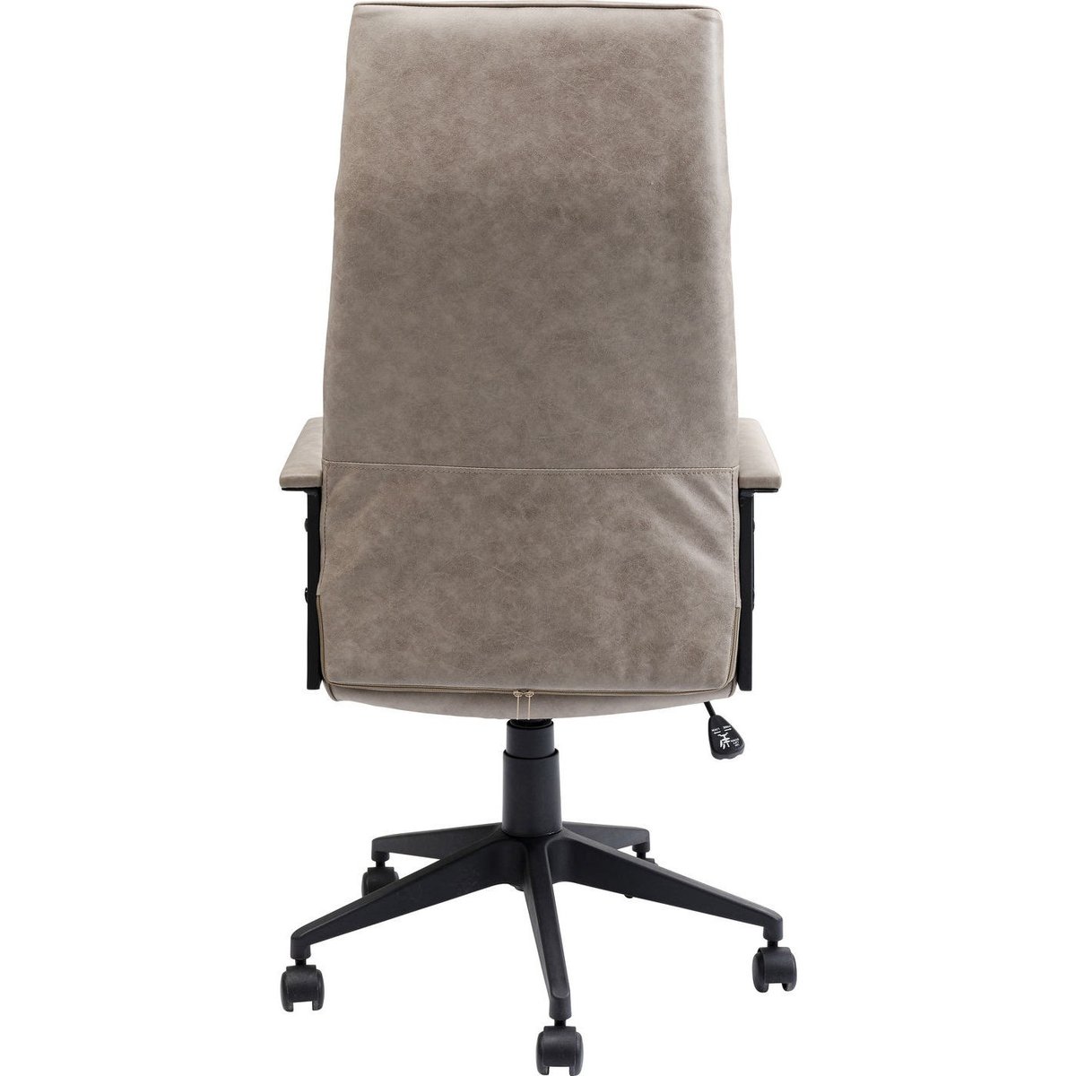 Chaise de bureau pivotante haute, LABORA taupe, KARE DESIGN