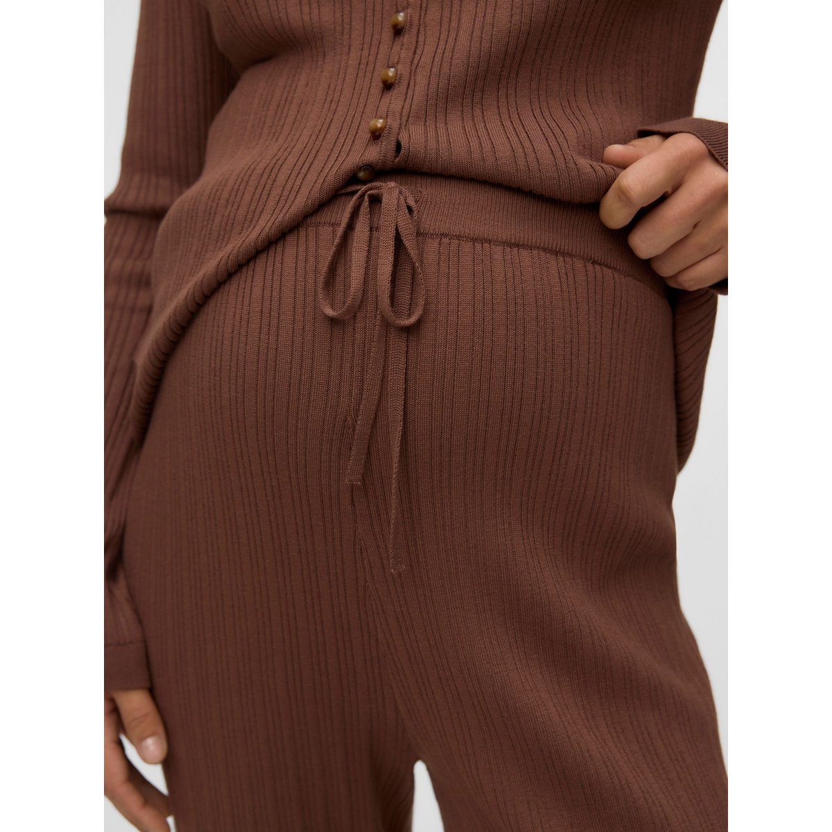 Pantalon marron - cocoa brown, VERO MODA