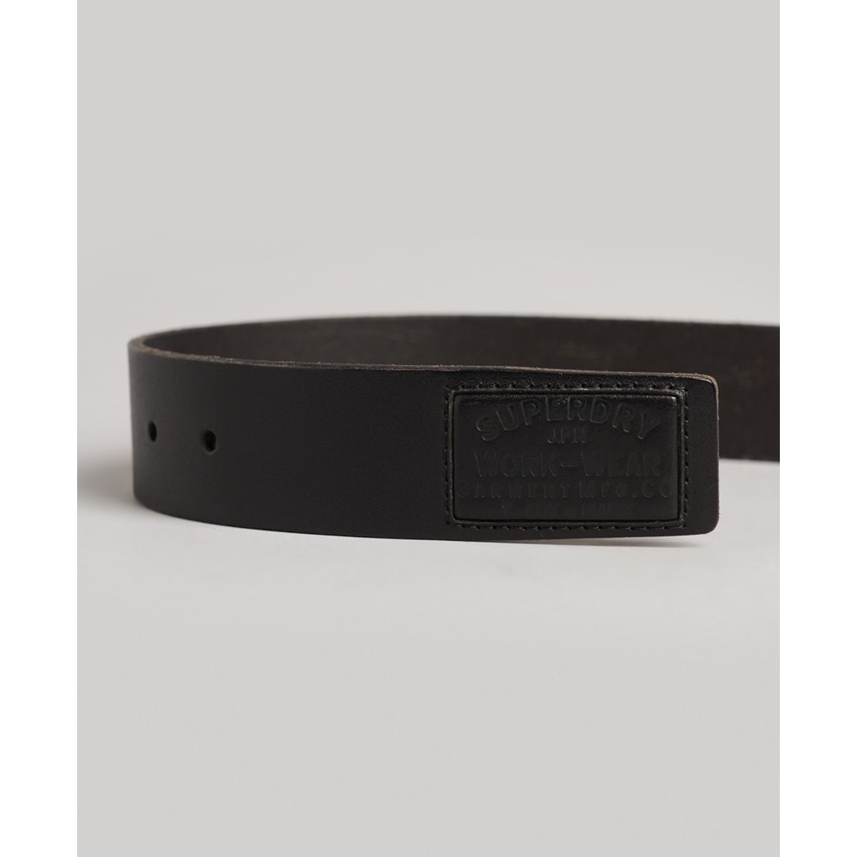 Ceinture Badgeman noir, SUPERDRY