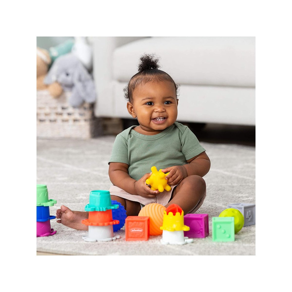Coffret sensoriel multicolore, INFANTINO
