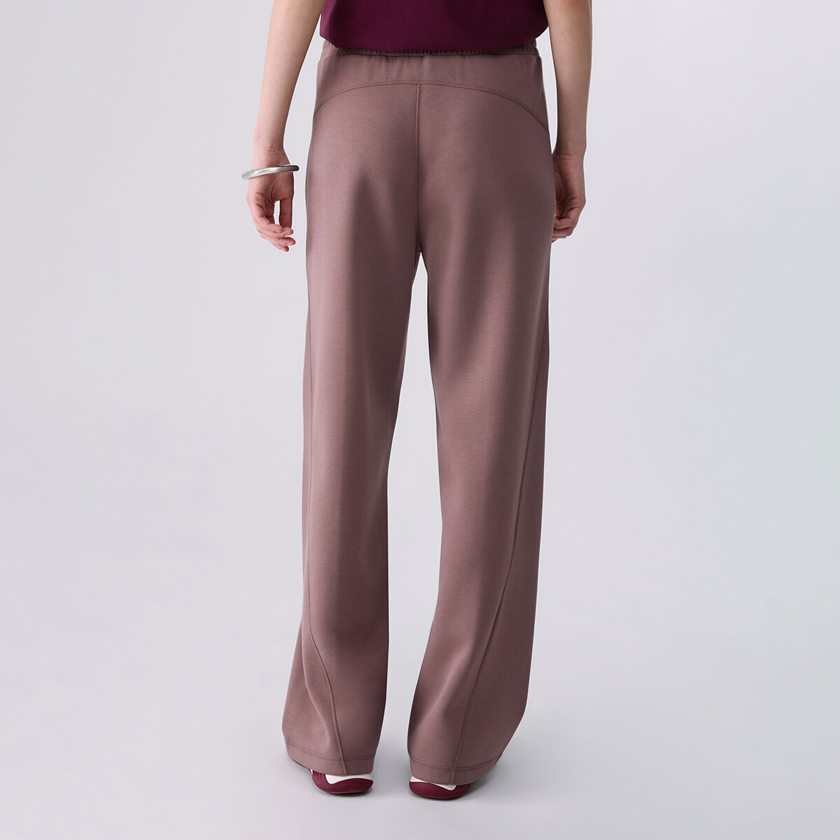 Pantalon en scuba rose foncé, LIU JO