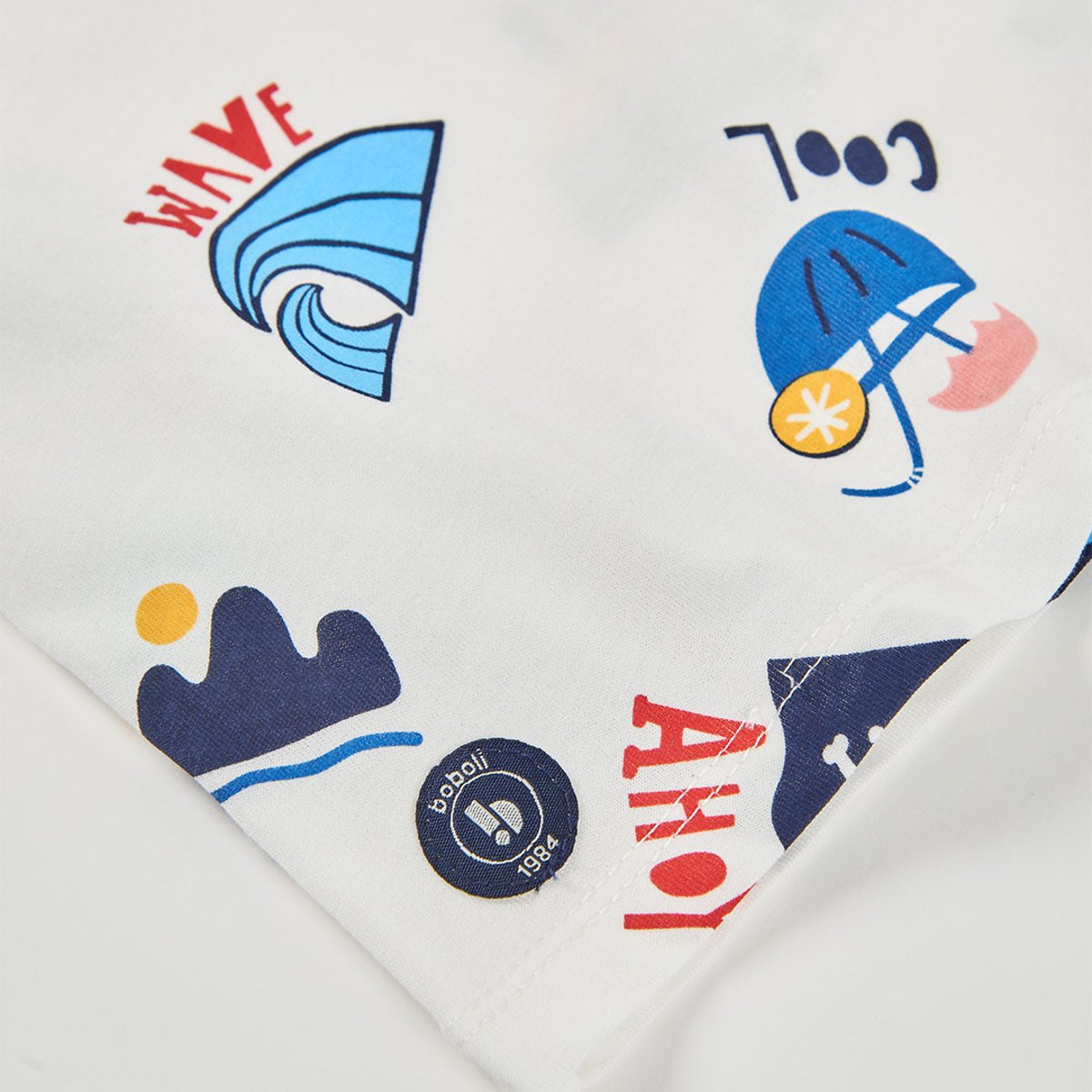 T-shirt coton imprimé marin pour garçon multicolore, BOBOLI