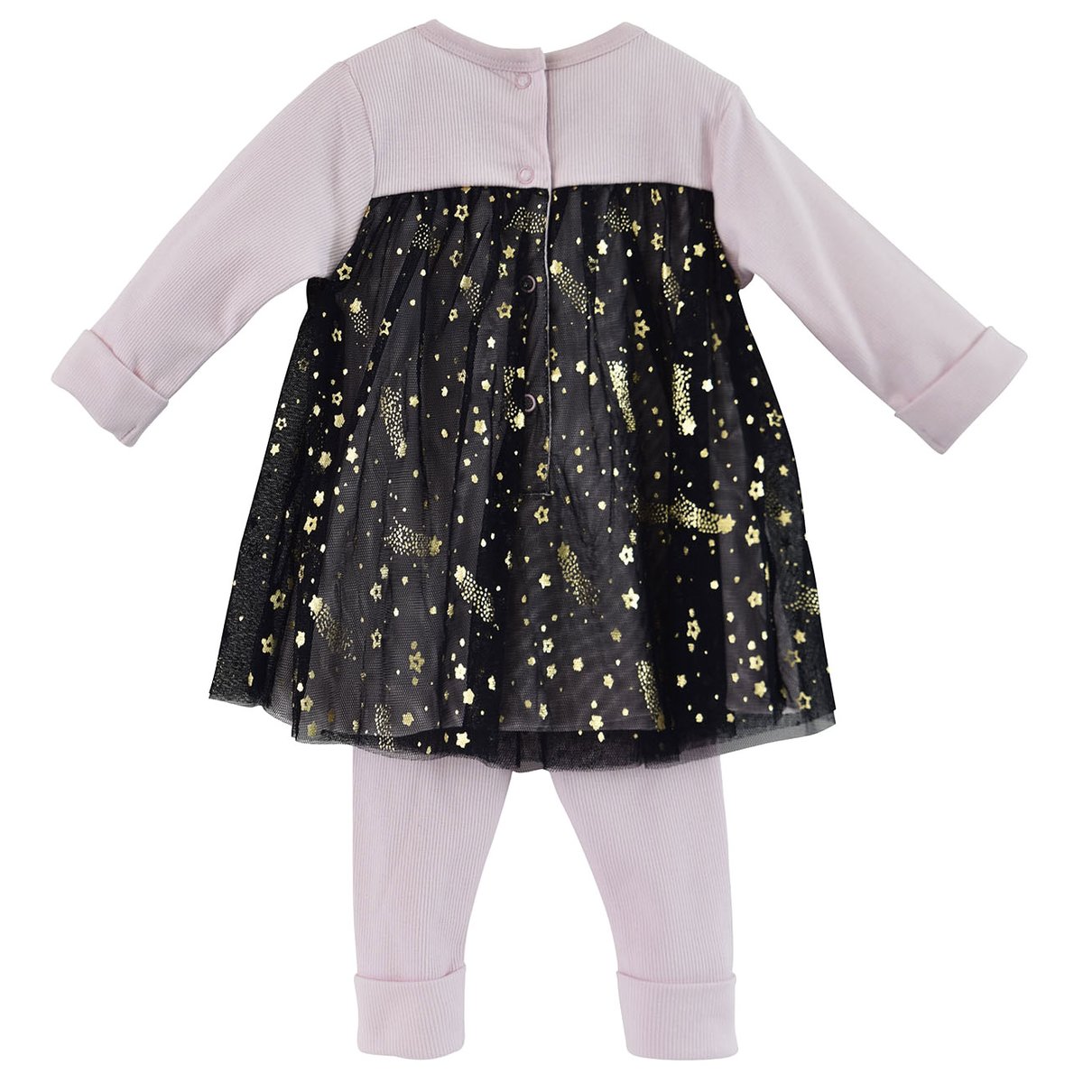 Ensemble robe fille anthracite gris, SUCRE D'ORGE