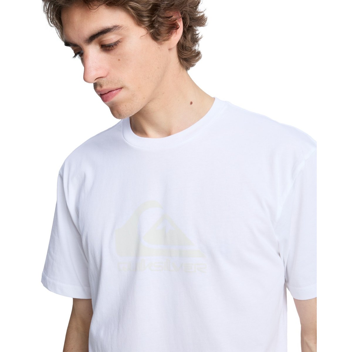 T-shirt à manches courtes EV COMP LOGO 2024 blanc white, QUIKSILVER