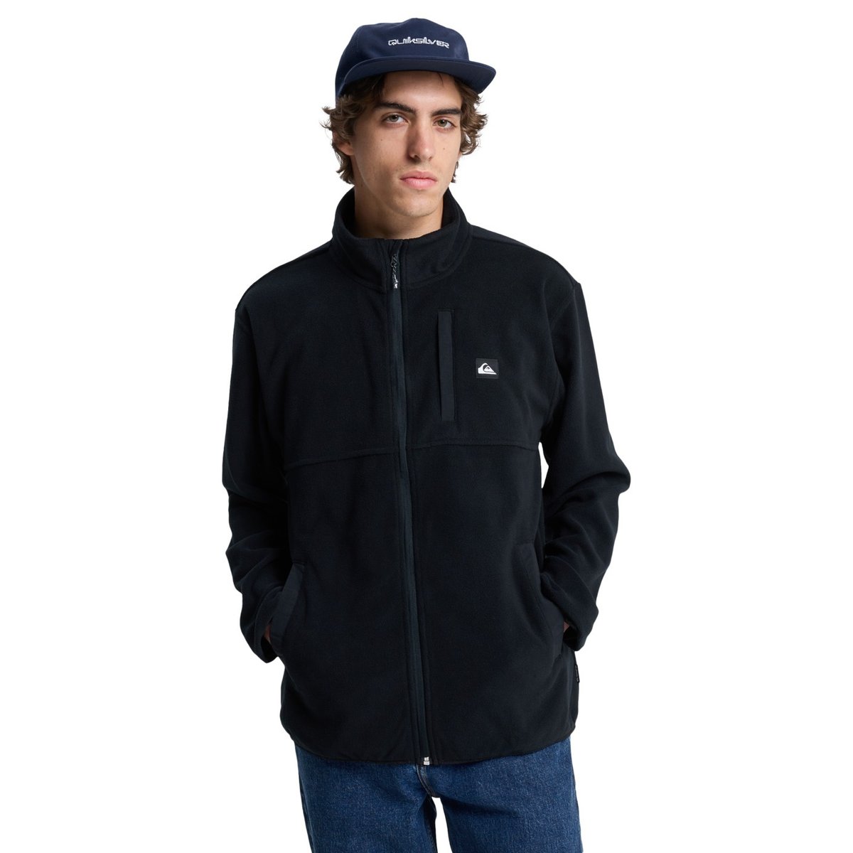 Polaire zippée NO DESTINATION noir black, QUIKSILVER