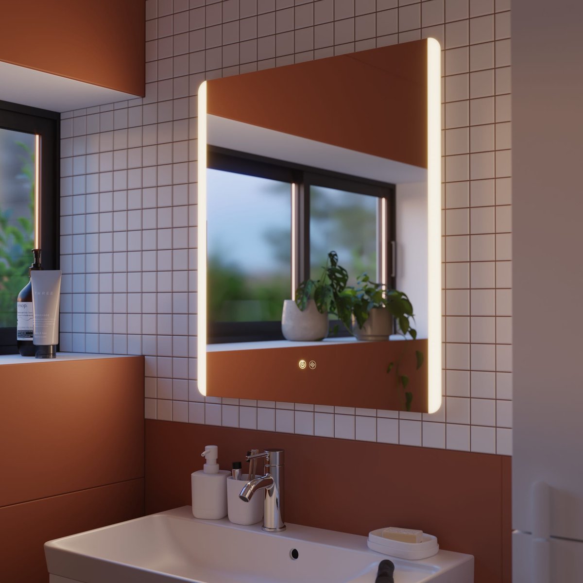 Miroir lumineux, EASY transparent, SENSEA