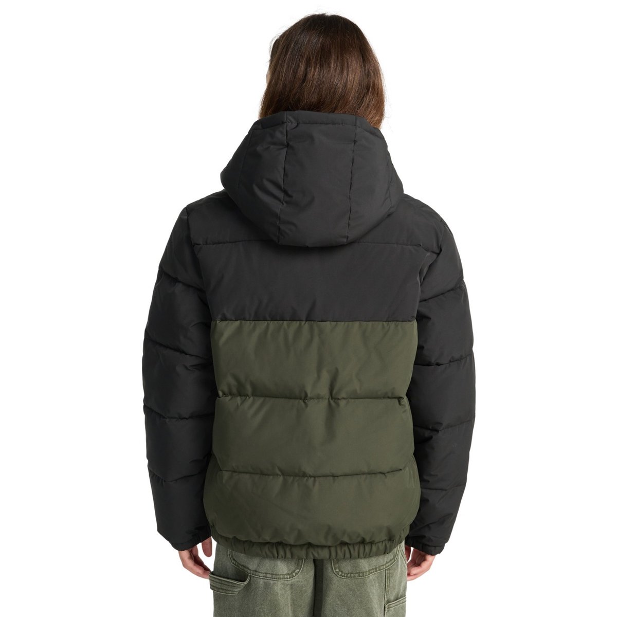 Doudoune CLASSIC HOODED PUFFER Y vert forest night, ELEMENT