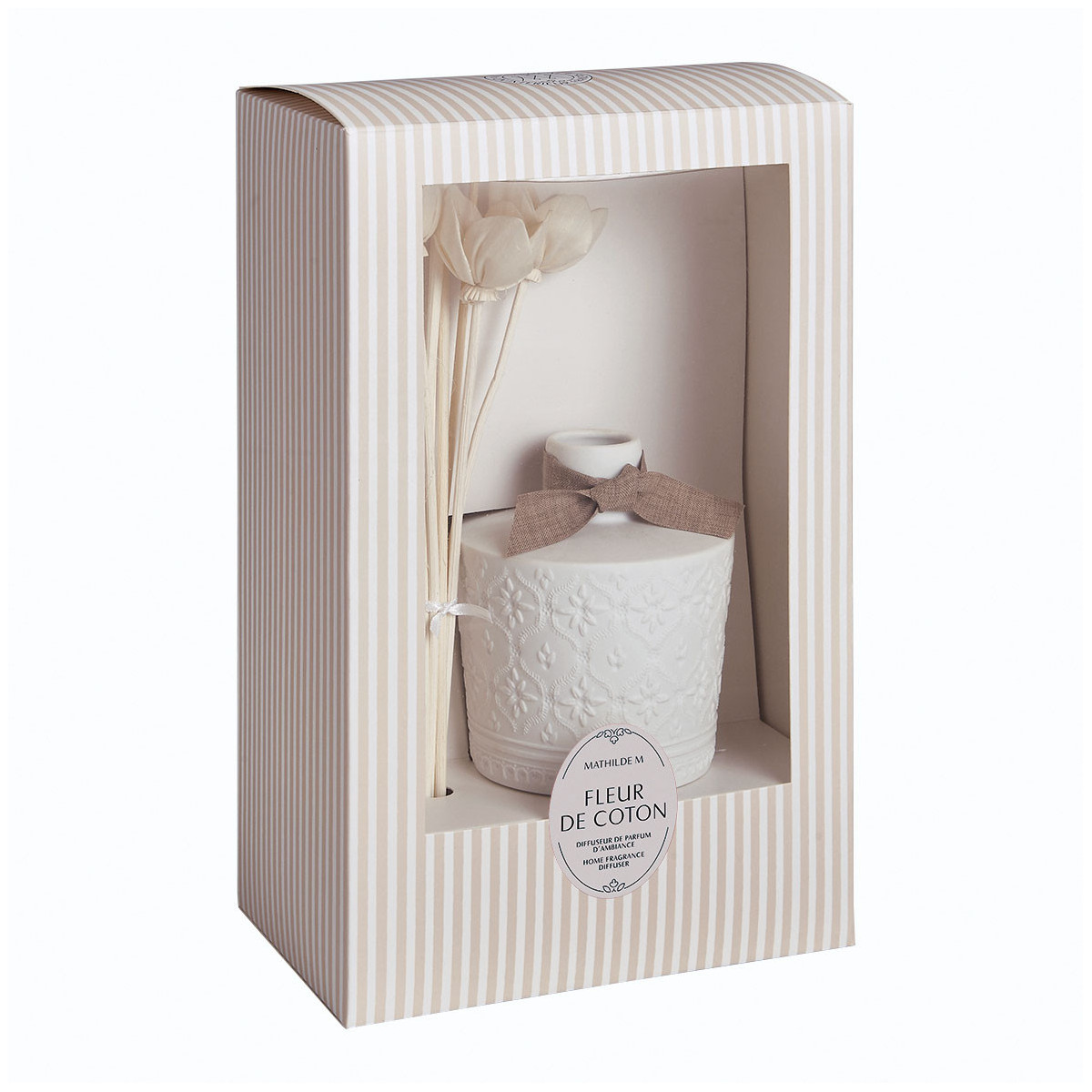 Diffuseur parfum d'ambiance 200 ml - Coton transparent, MATHILDE M