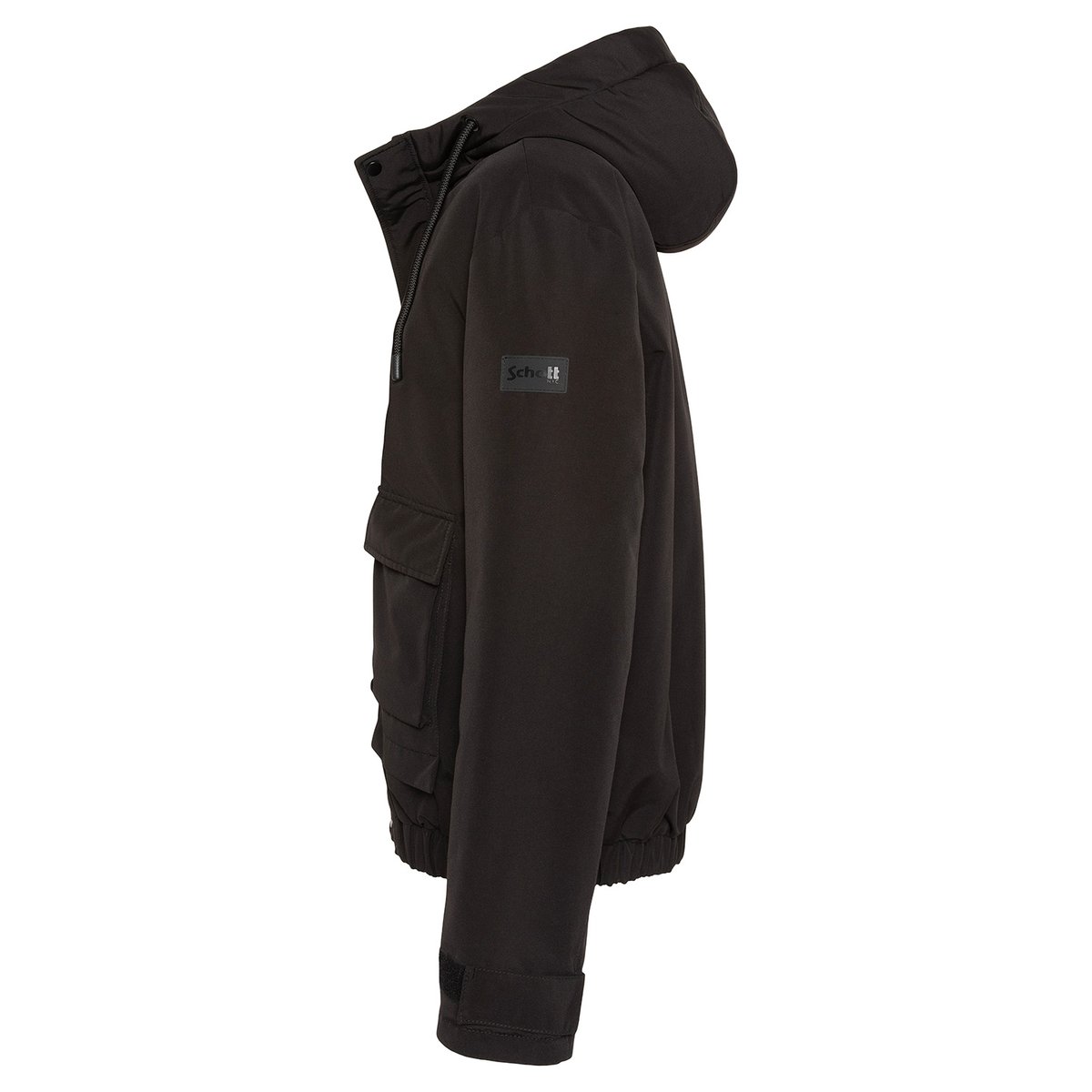 Parka à capuche noir, SCHOTT
