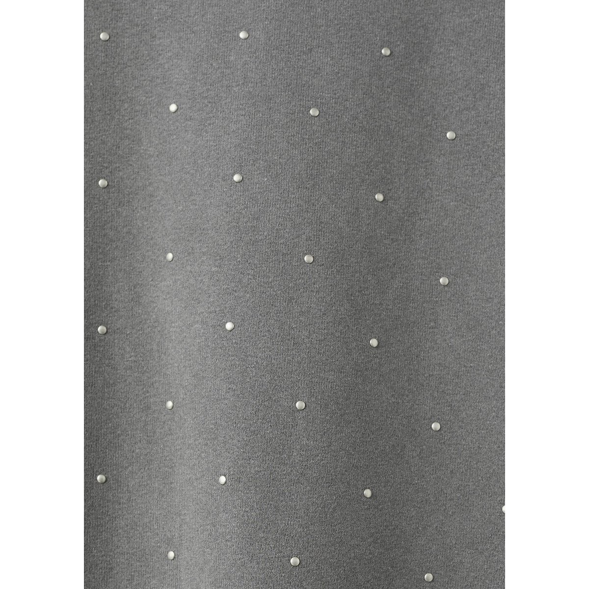 T-shirt manches courtes à strass gris anthracite, MANGO KIDS