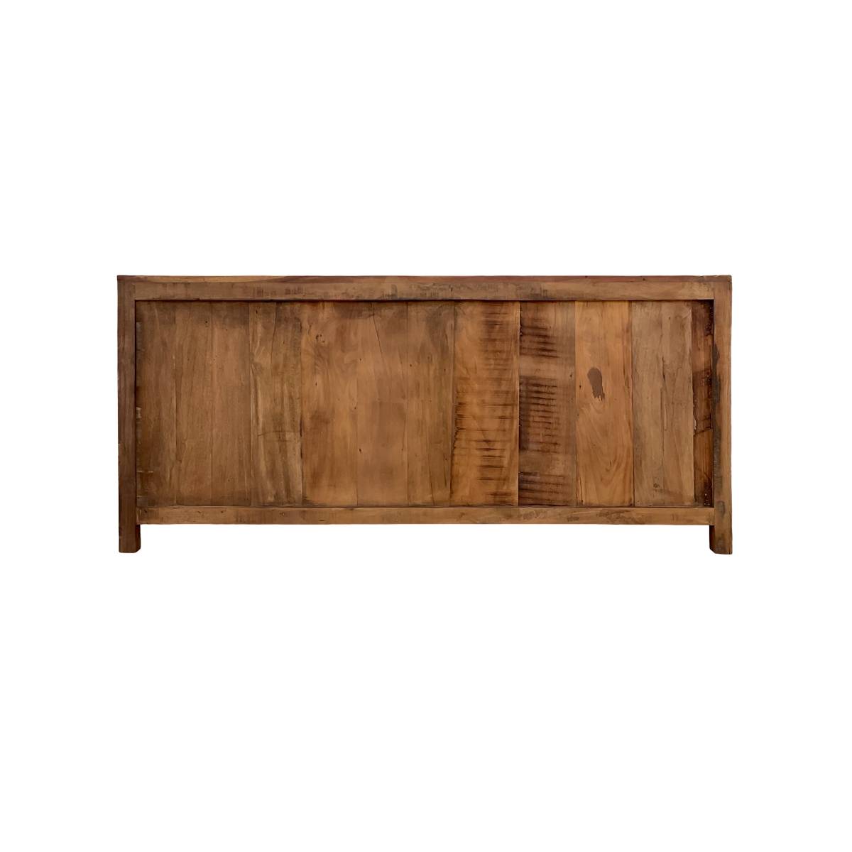 Buffet 4 portes en bois recyclé INDRA bois foncé, MADE IN MEUBLES