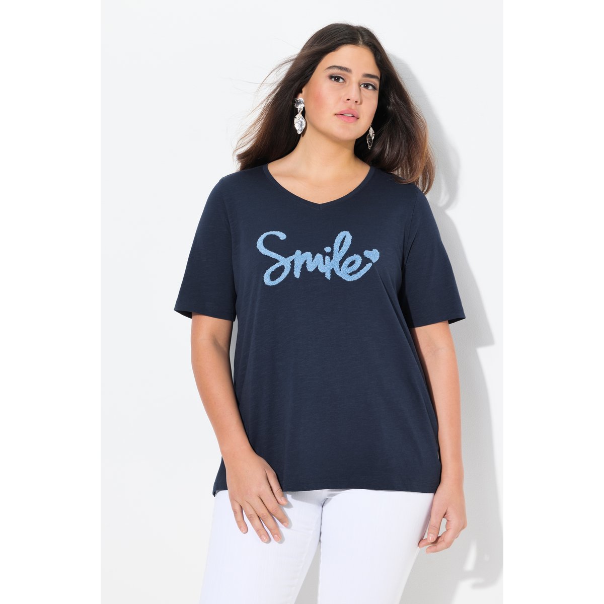 T-shirt marine, ULLA POPKEN