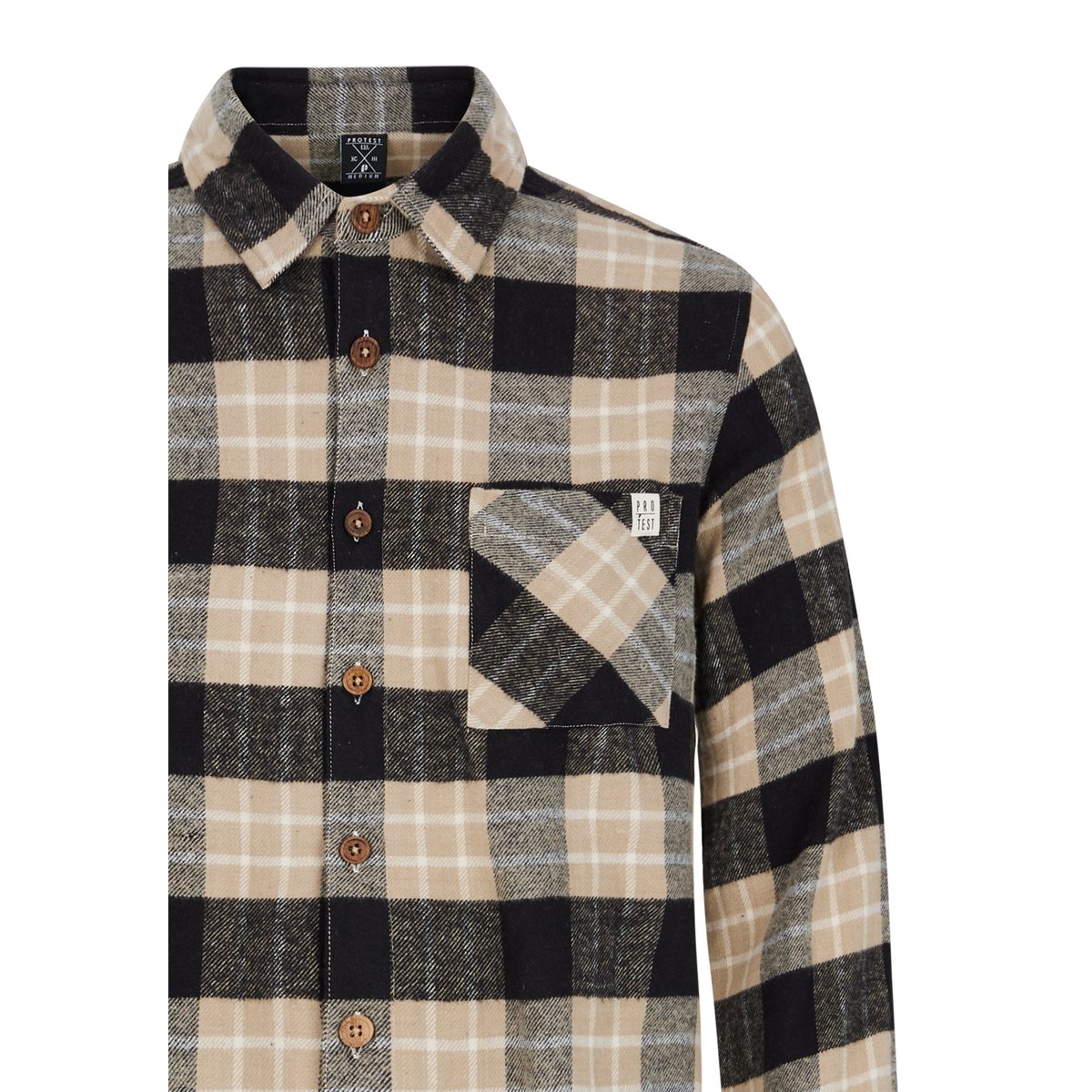 Shacket PRTTASK bamboobeige, PROTEST