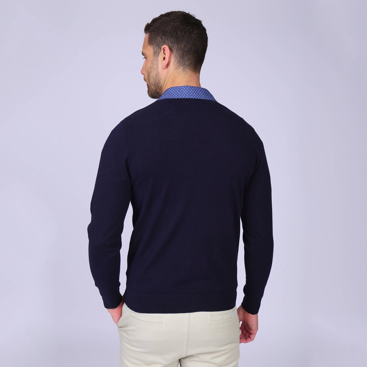 Pull Curtis bleu marine, MISE AU GREEN