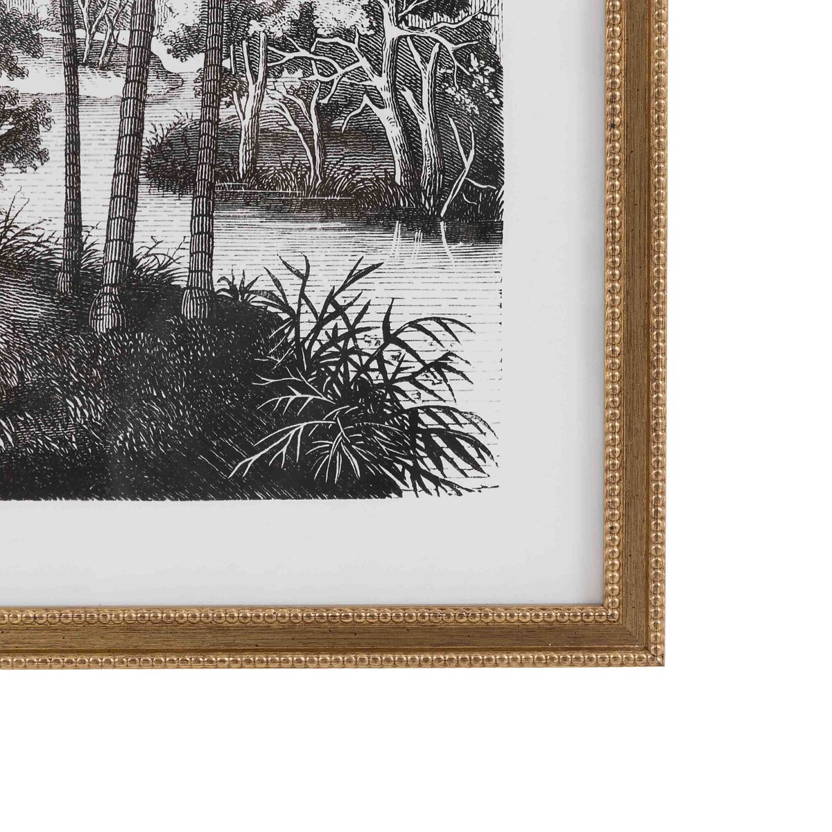 Set of 2 Colonial Sketches Framed Art multi-coloured, ÉDITÉ