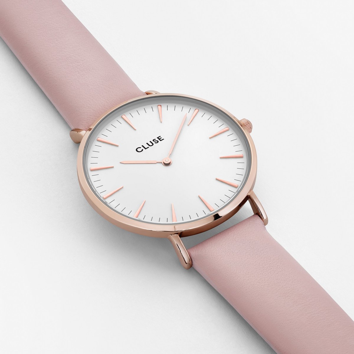 Montre Analogique  BOHO CHIC doré rose blanc rose, CLUSE
