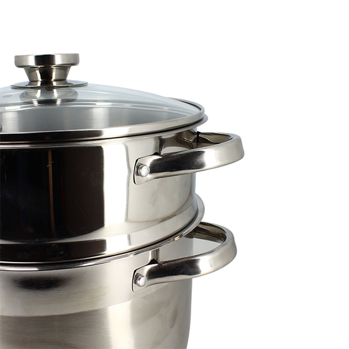 Couscoussier 10L en acier inoxydable inox, MENASTYL