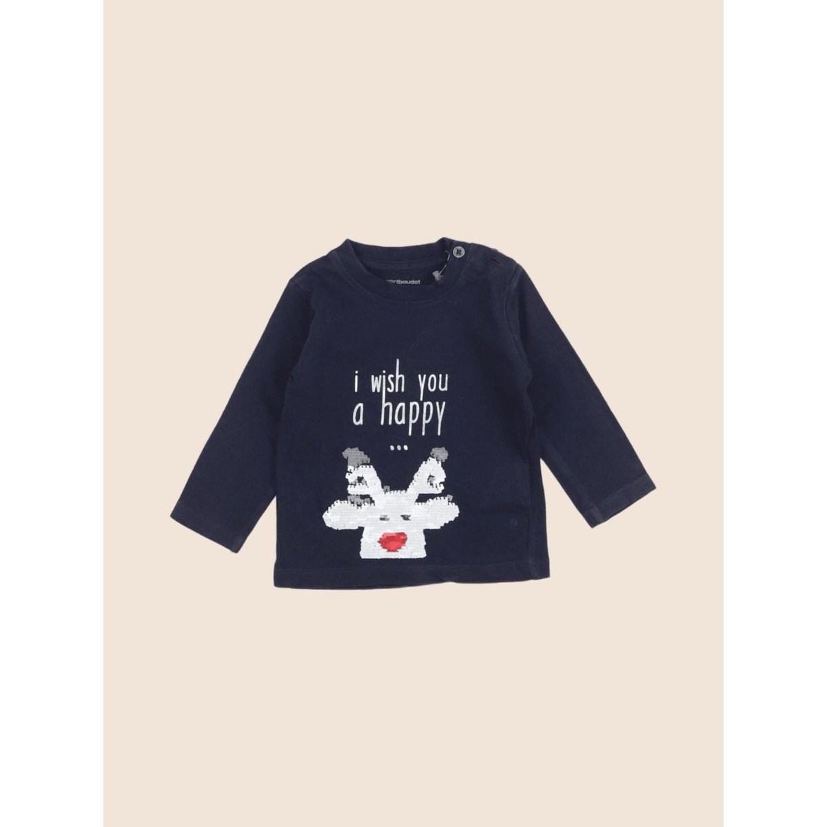 Tee-shirt - Très bon état bleu, VERTBAUDET
