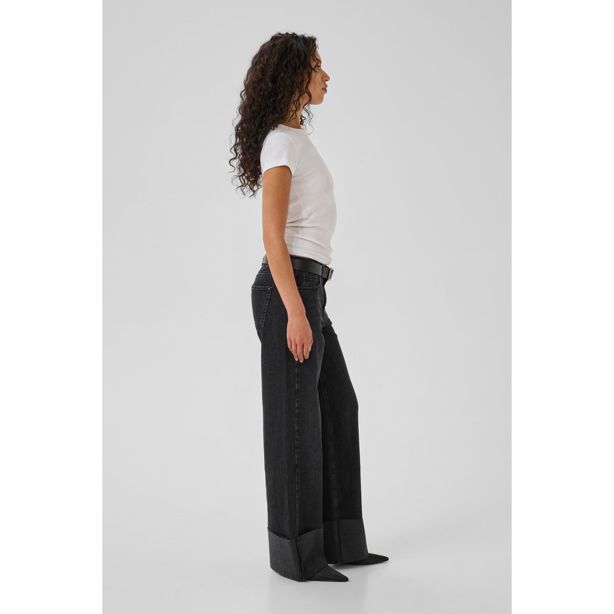 Jeans noir black retro wash, MY ESSENTIAL