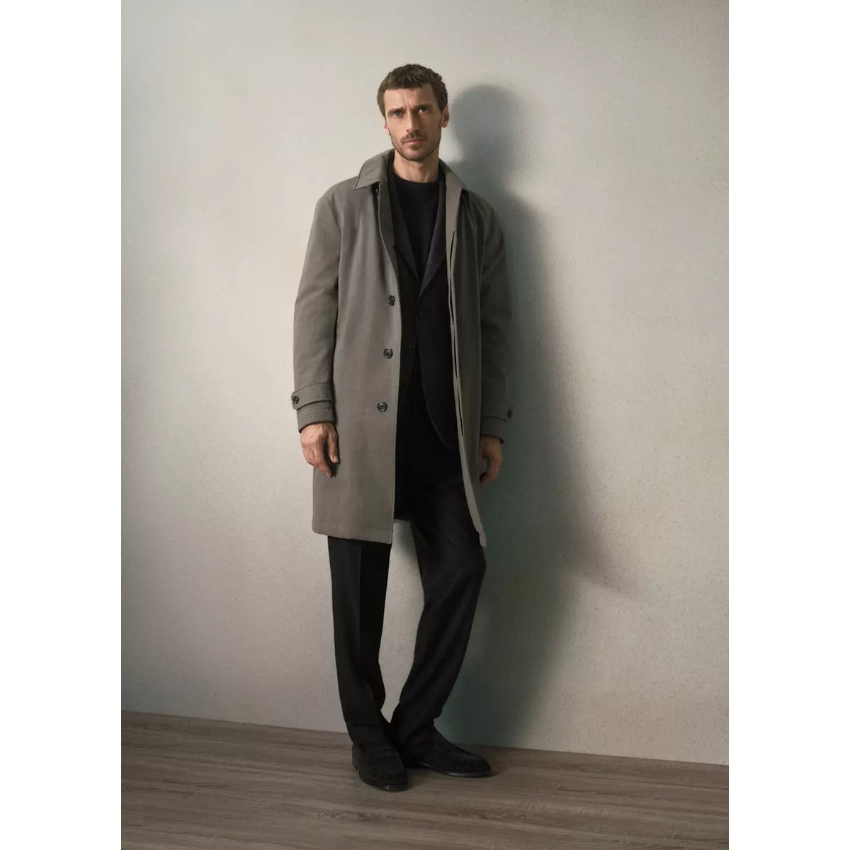 Trench thermorégulateur déperlant marron moyen, MANGO MAN