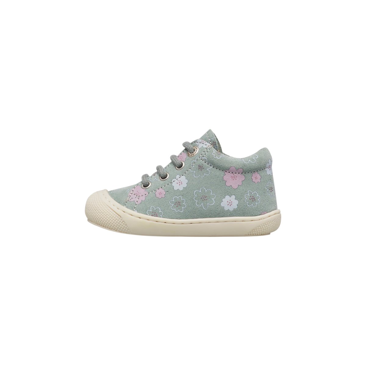 Chaussures premiers pas en suède COCOON rose poudré-, NATURINO