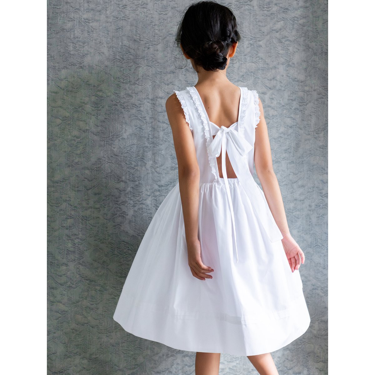 Robe  Bonnie - Cortège Arabesque blanc casse, CYRILLUS