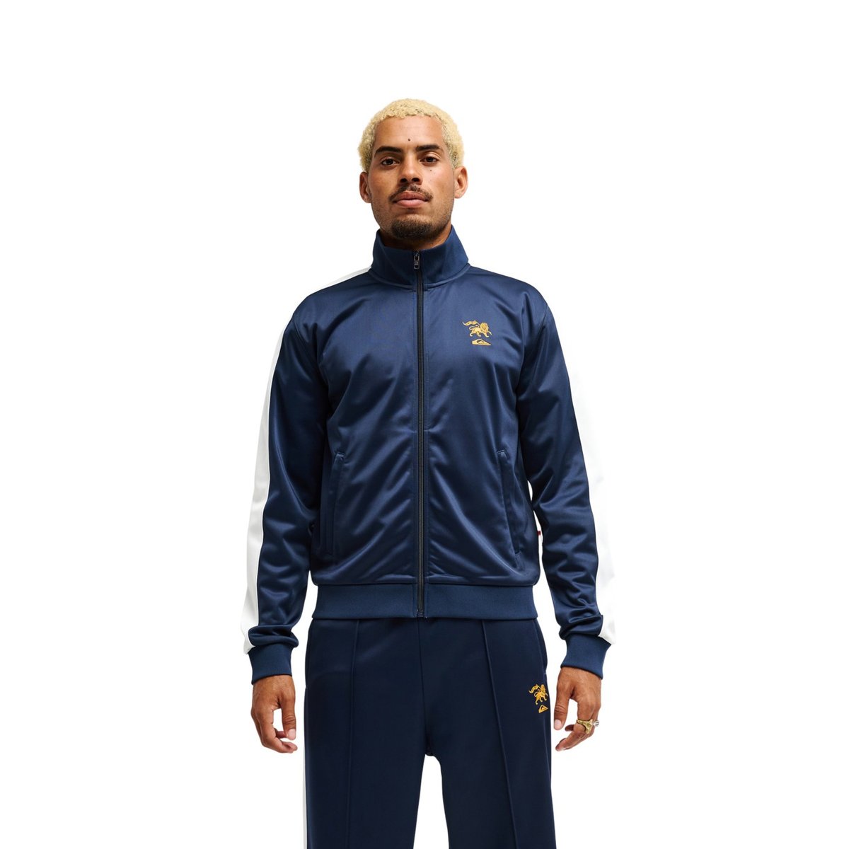 Sweat zippé intégral BOB MARLEY ZION bleu dark navy, QUIKSILVER