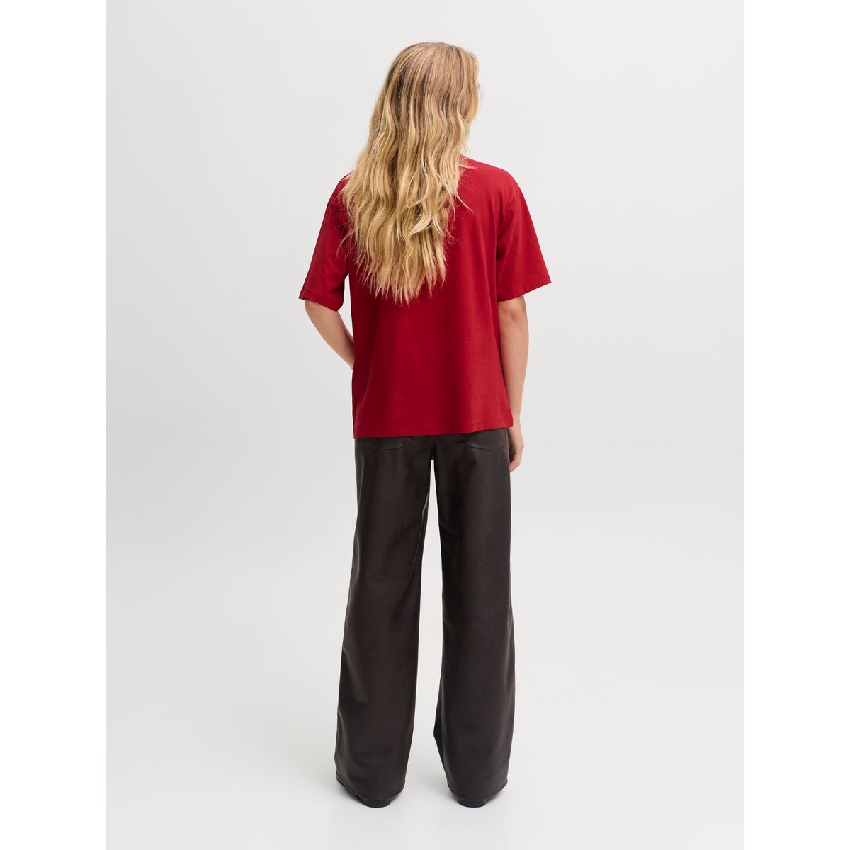 T-Shirt rouge - scarlet sage 1, JJXX