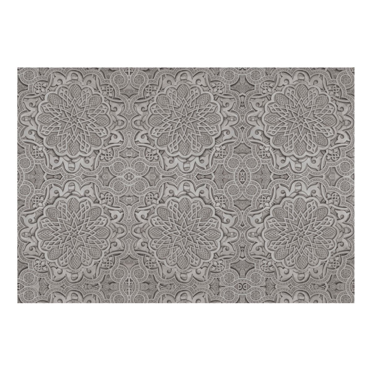 Papier peint intissé panoramique Oriental ornament beige, EDEN