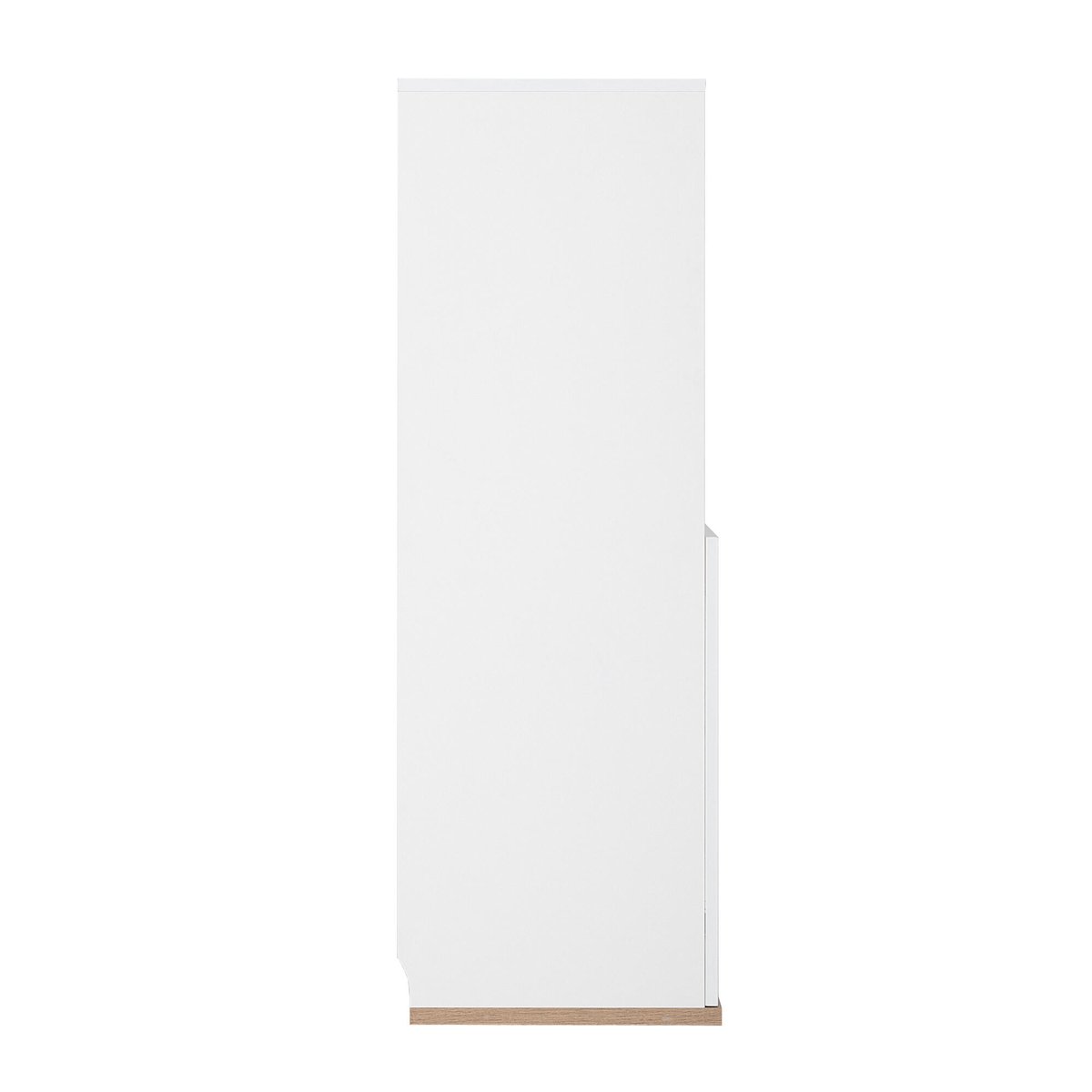 Module 1 porte 2 niches avec étagères blanc, GAMI