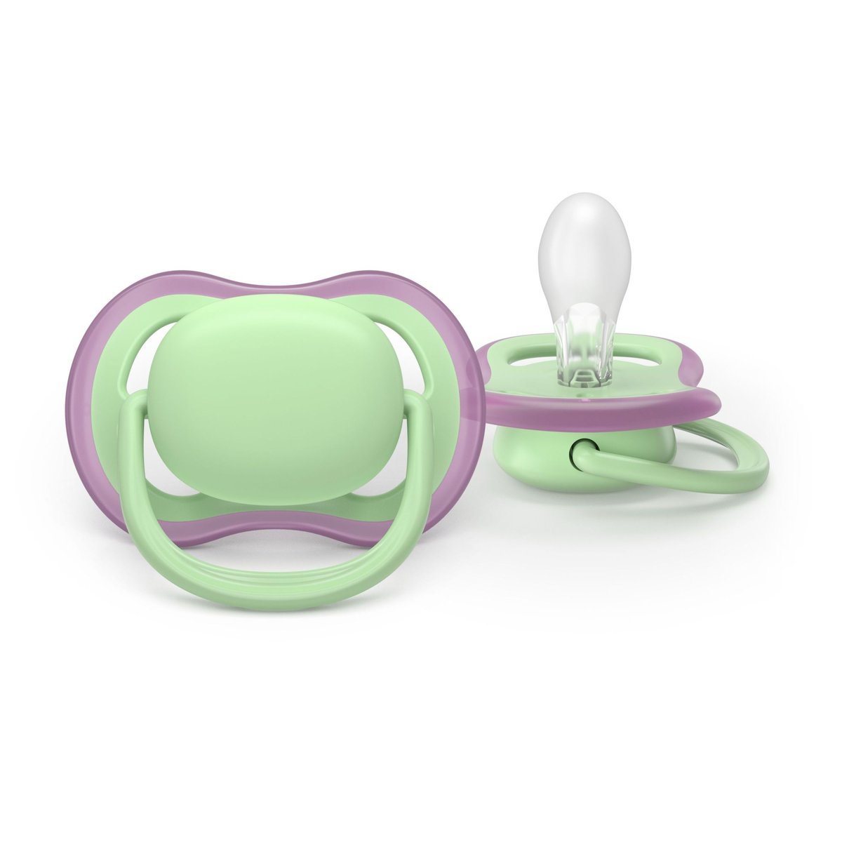 Lot de 2 sucettes Ultra Air 6-18 mois SCF087/14 couleur unique, PHILIPS AVENT