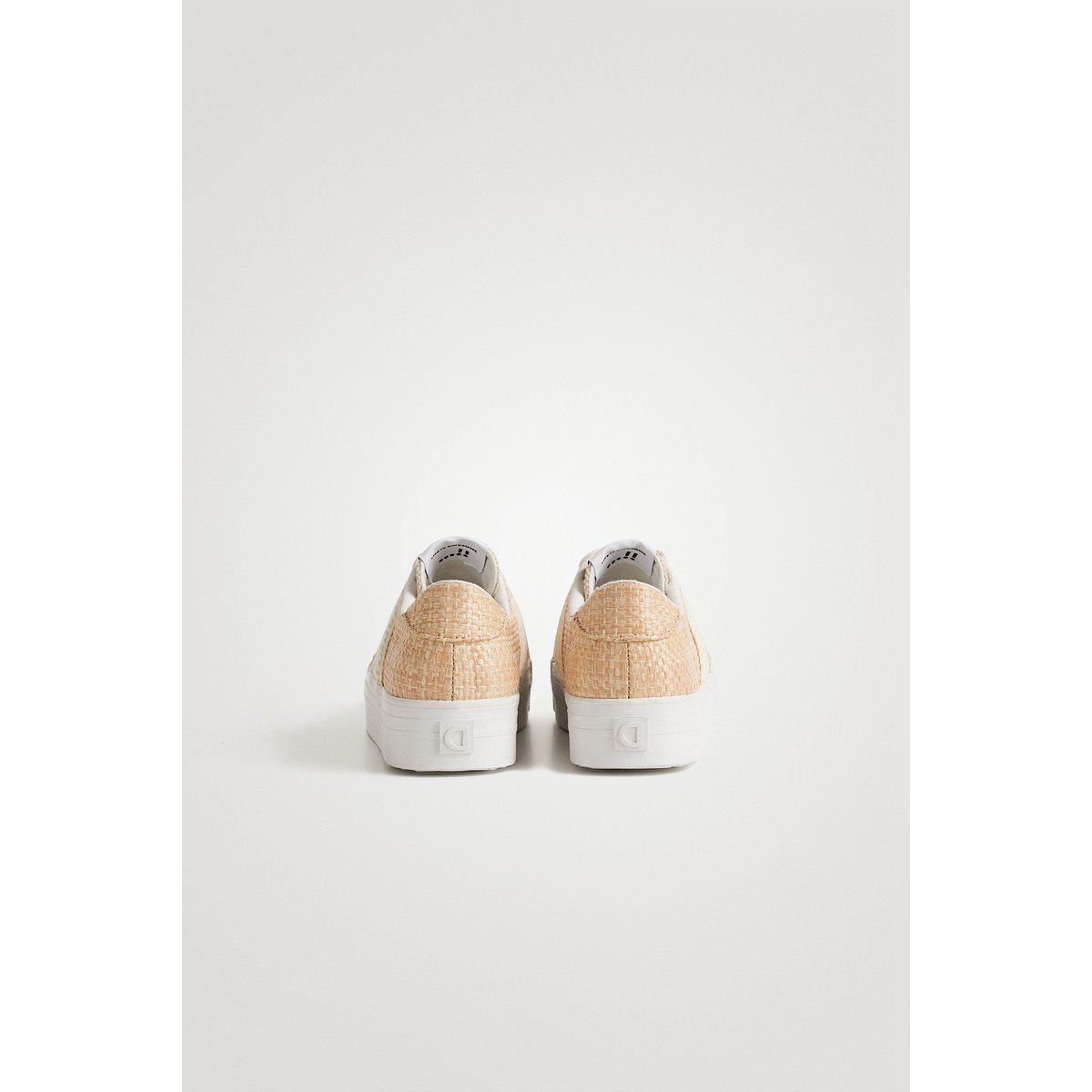 Baskets En Fibres Naturelles blanc, DESIGUAL
