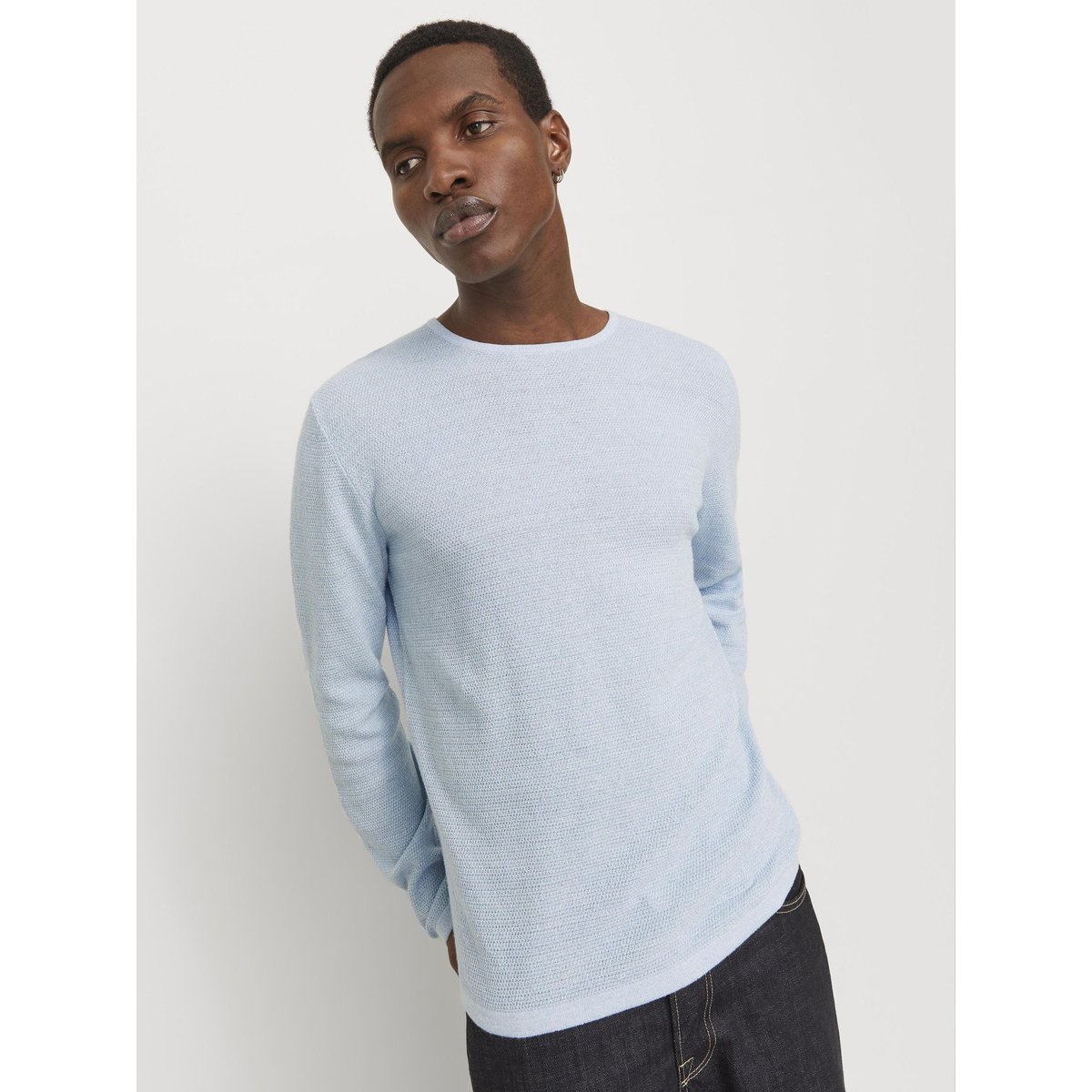 Pull En Maille chambray blue, JACK & JONES