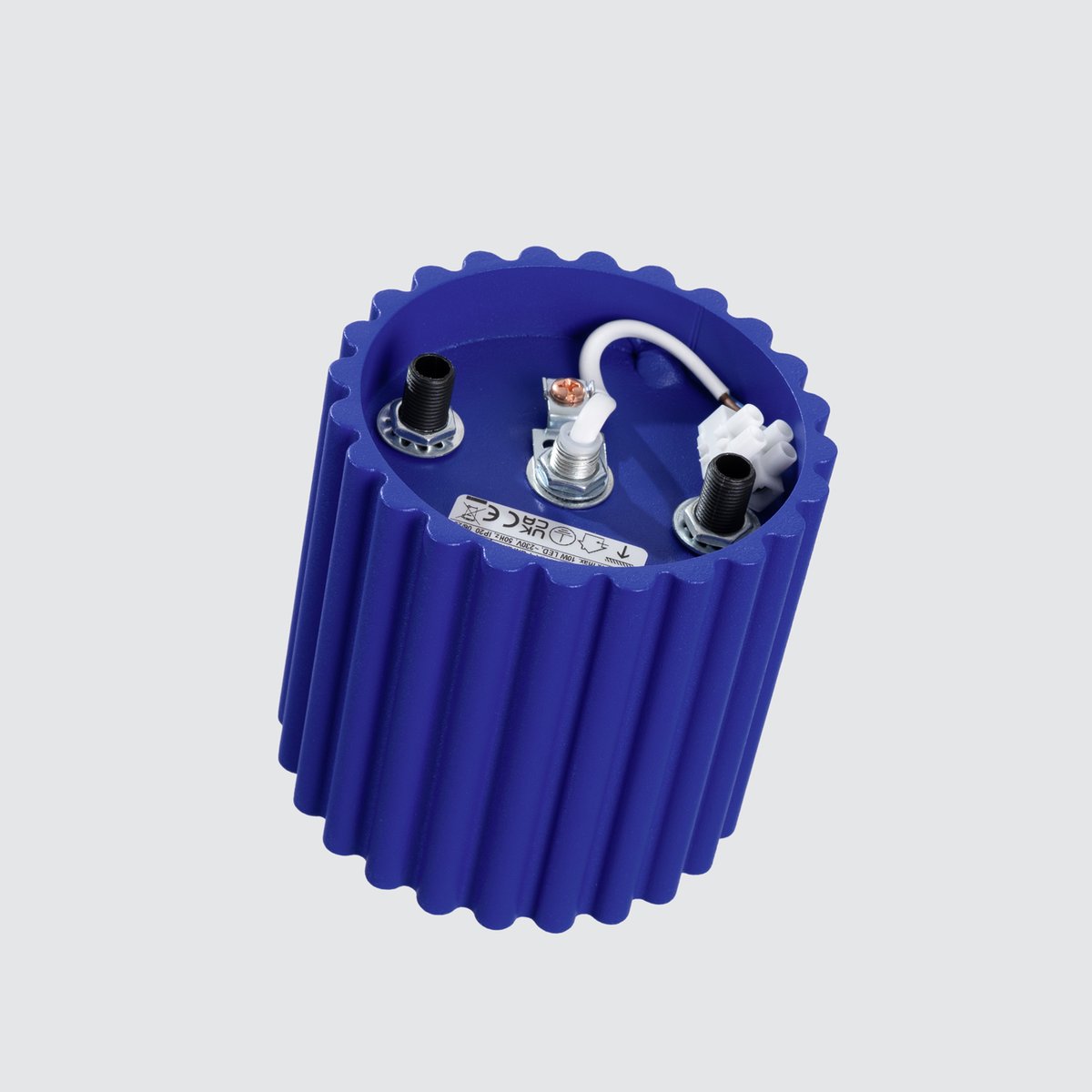 Plafonnier Aluminium Outremer GU10 1 Aura bleu, EDEN