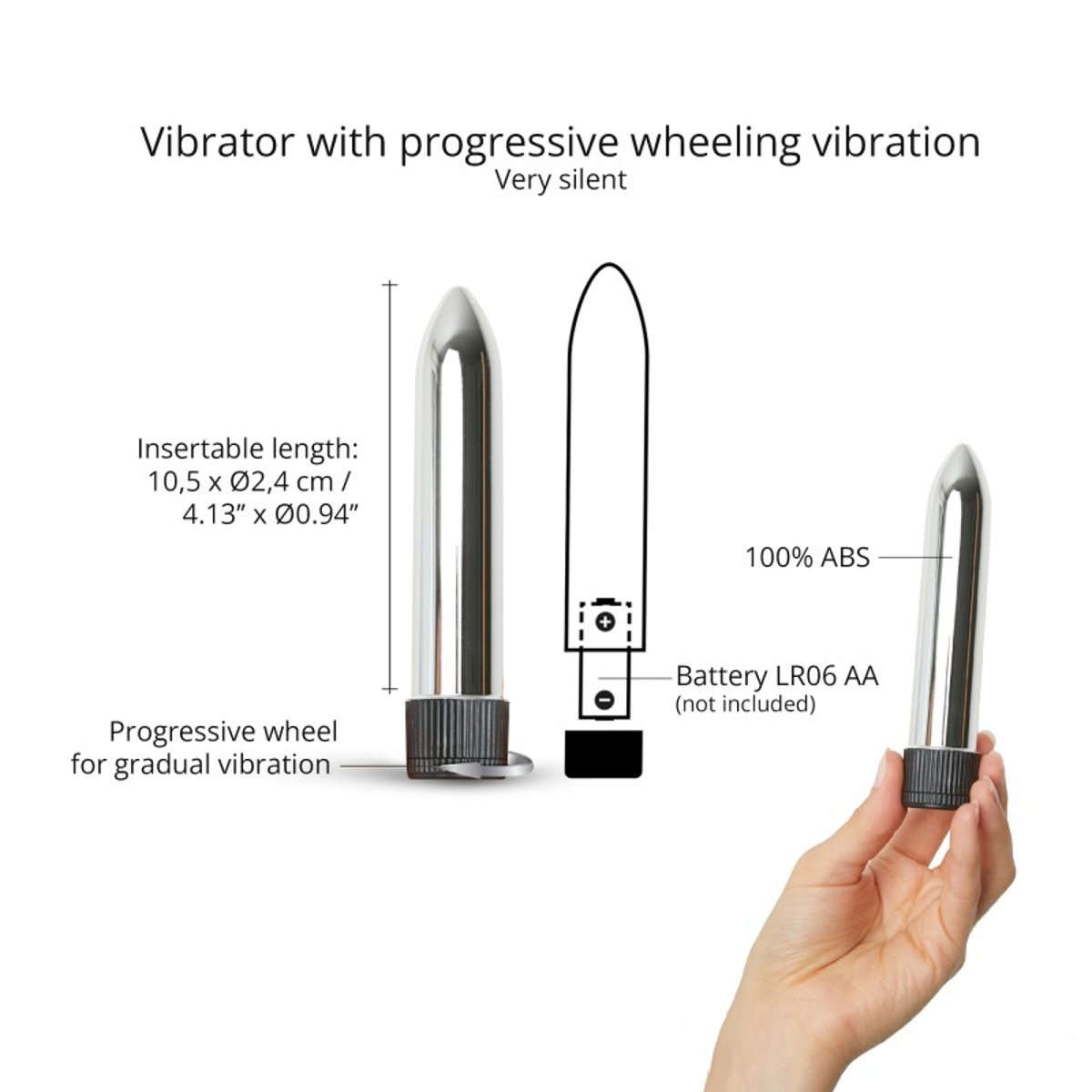 Sexy vibe stimulateur argent, LOVE TO LOVE