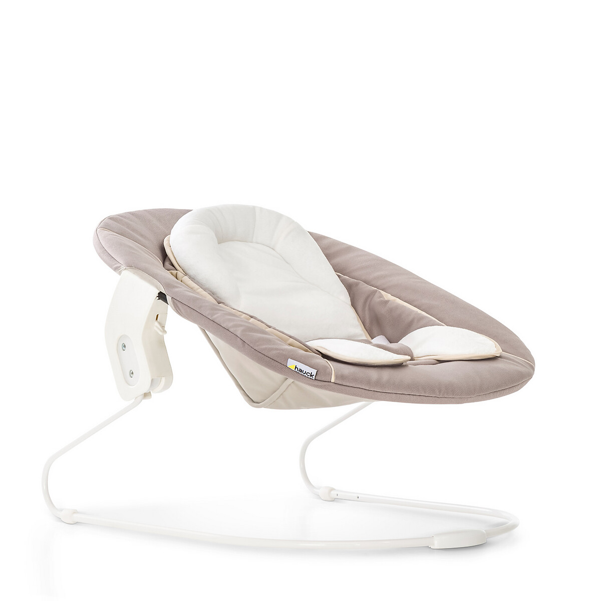 Transat balancelle pour chaise haute évolutive Alpha 2 en 1 marron beige, HAUCK