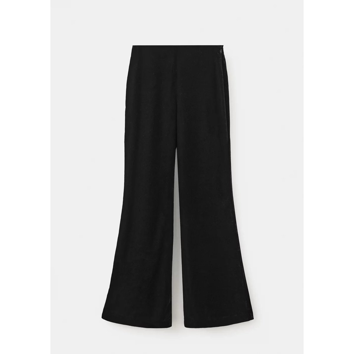 Pantalon costume velours noir, MANGO