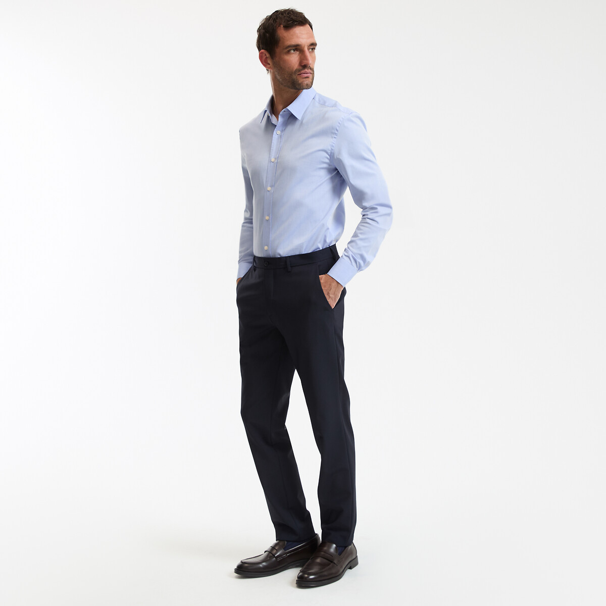 Pantalon de costume, Signature bleu marine, LA REDOUTE COLLECTIONS