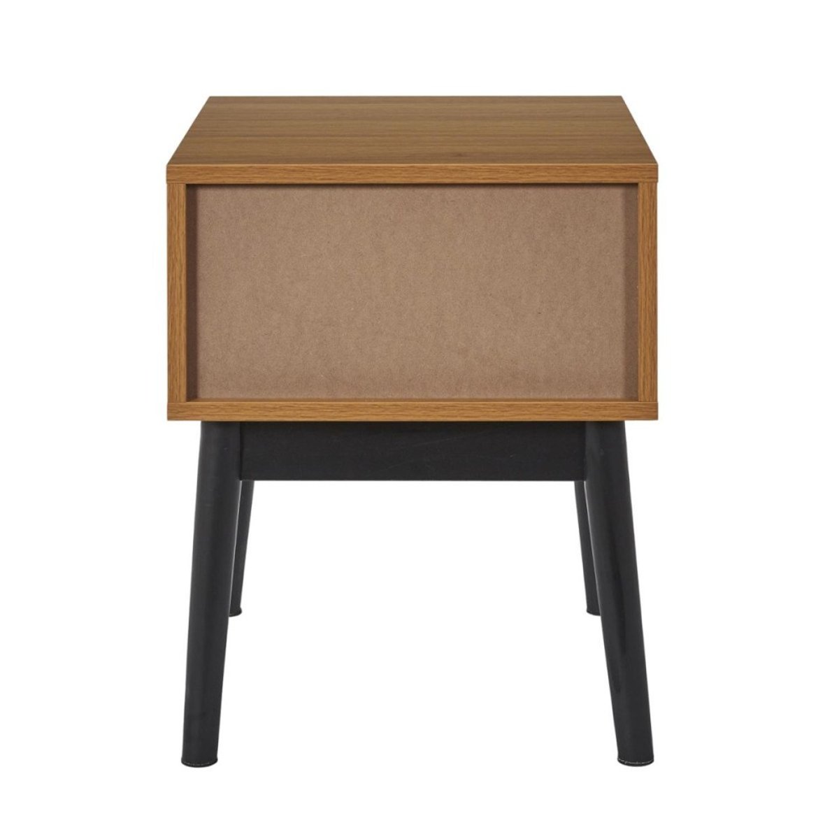 Table de chevet en bois FELIX marron, DECORATIE