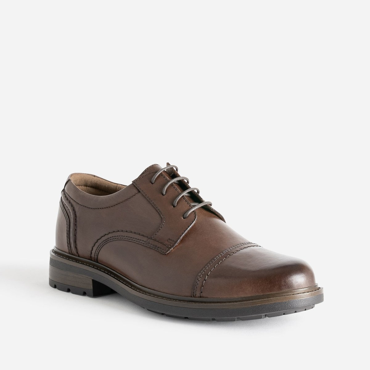 Derby en cuir CARLITO marron, ERAM