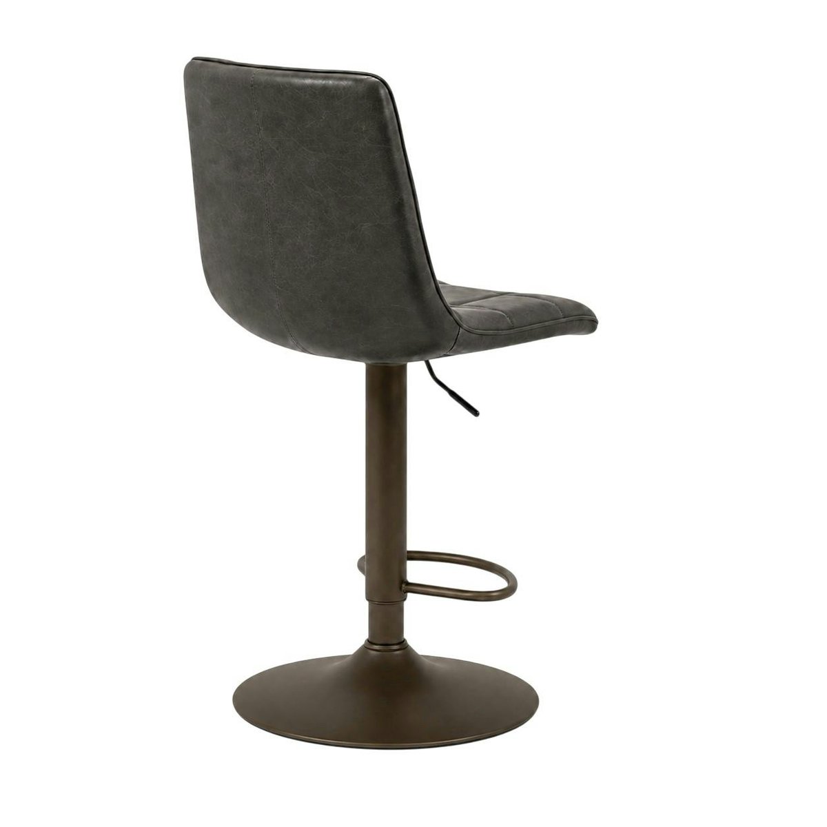 Tabouret de bar touché doux (lot de 2) LORA marron, PIER IMPORT