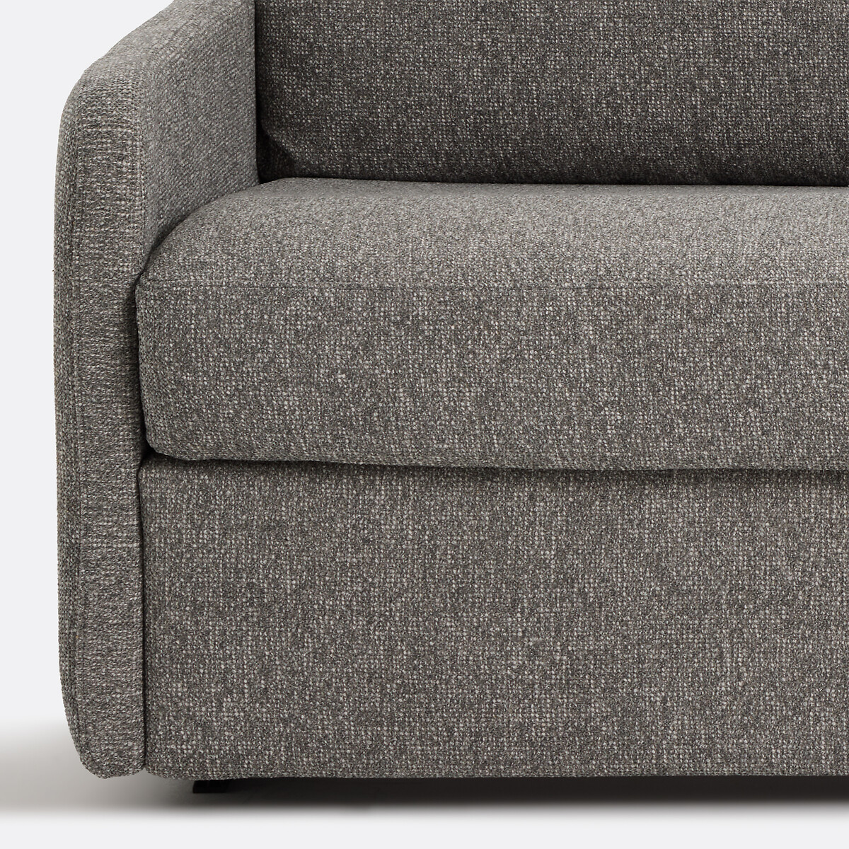Canapé-lit, texturé chiné, 2, 3 ou 4 places, Comfort Bultex®, Marta gris clair, LA REDOUTE INTERIEURS