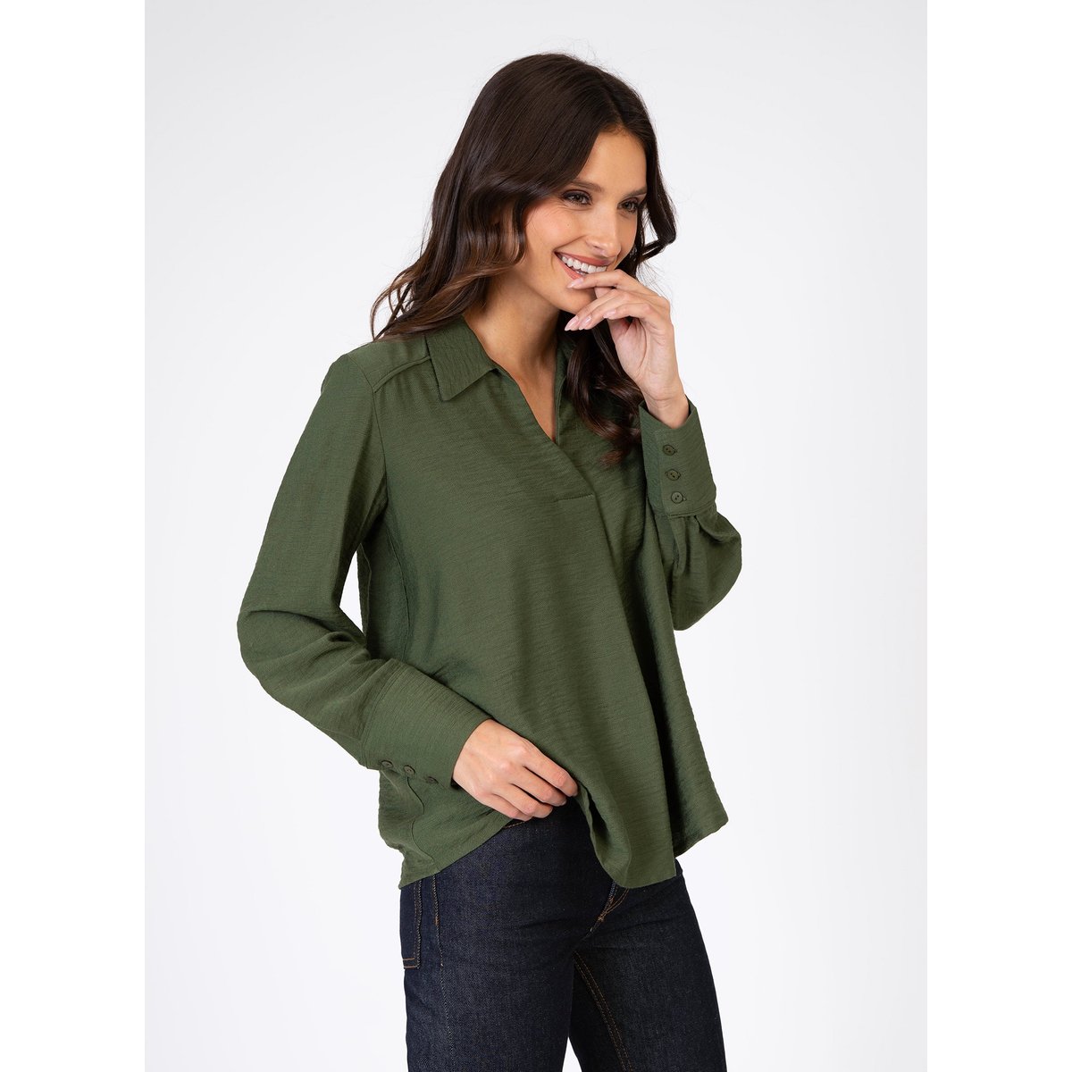 Blouse KATHYS militaire, AN'GE