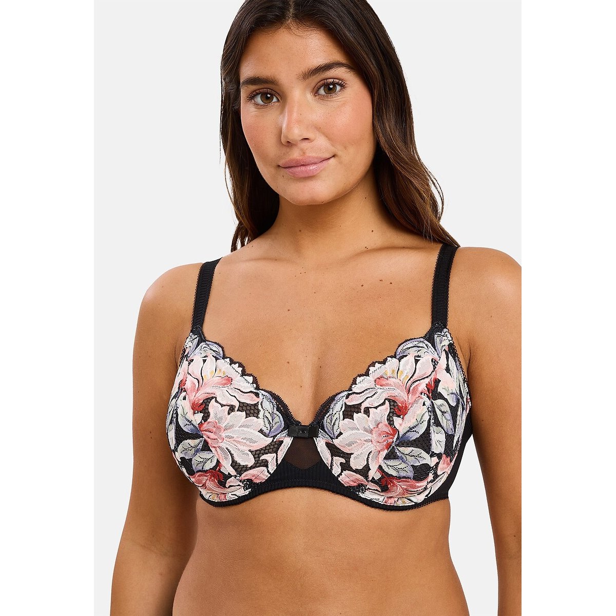 Rosa Fantaisie Underwired Bra black/floral print, SANS COMPLEXE