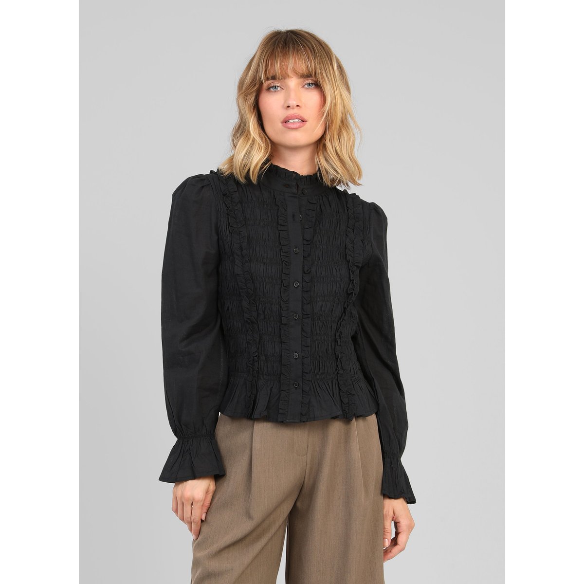 Blouse SLOANY noir, AN'GE
