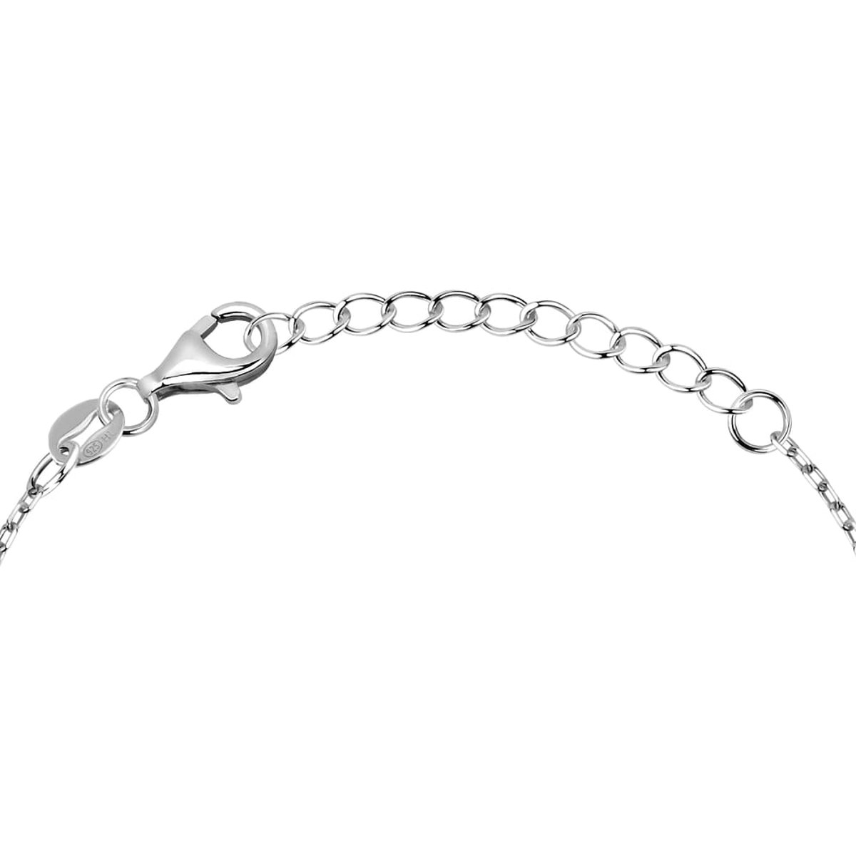 Bracelet SILVER argent, blanc, LA PETITE STORY