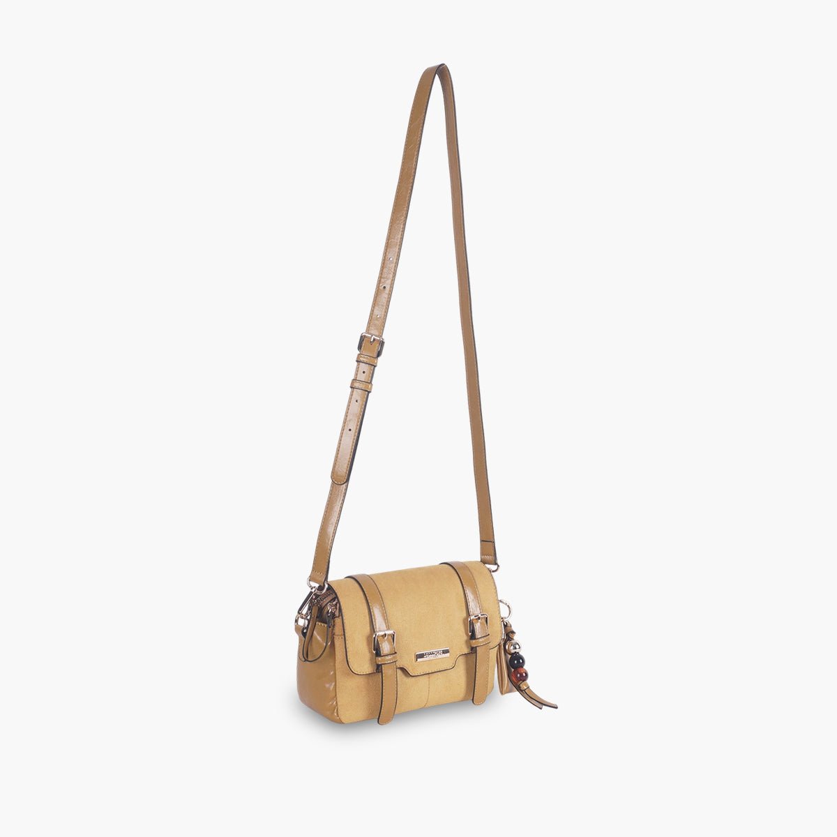 Sac porté épaule Tarick doré,jaune, LOLLIPOPS