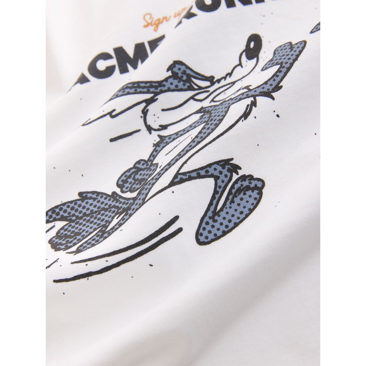 T-shirt de running à motif looney tunes blanc, NEXT