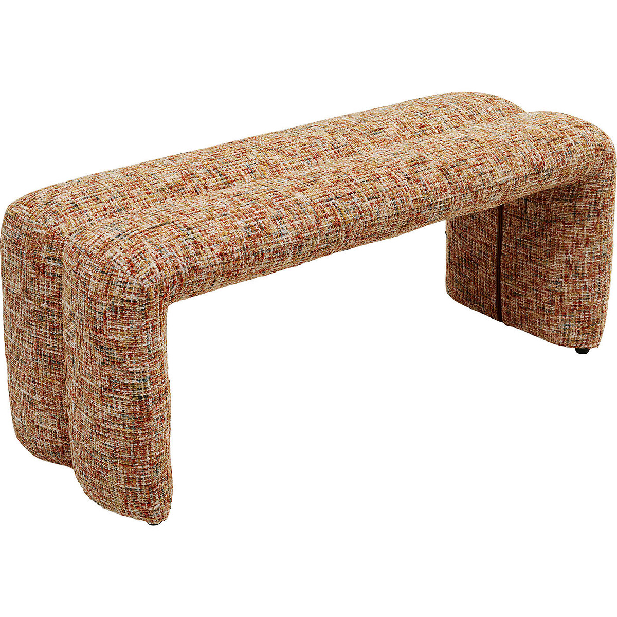 Bank Lilja Melange 101cm braun, KARE DESIGN